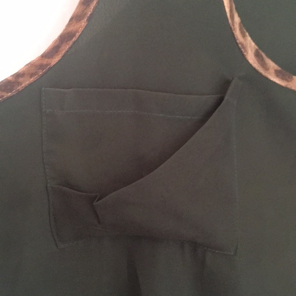 Green Satin Tank - Picture 2 of 3